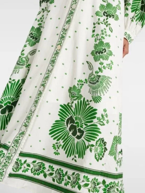 Farm Rio Forest soul off white maxi dress - Picture 1 of 6